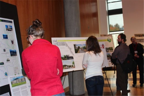 students view SCYP project boards
