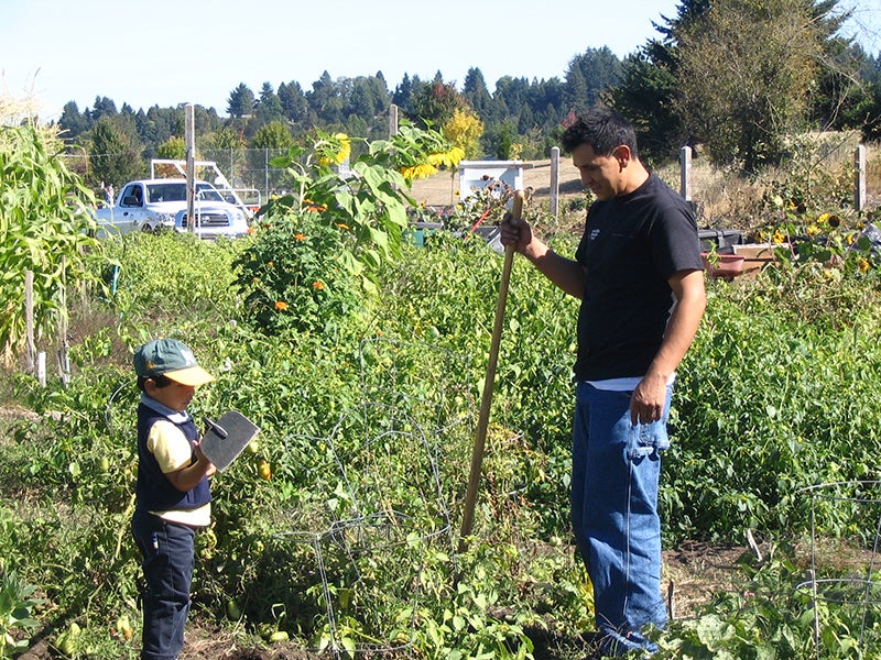 child and father