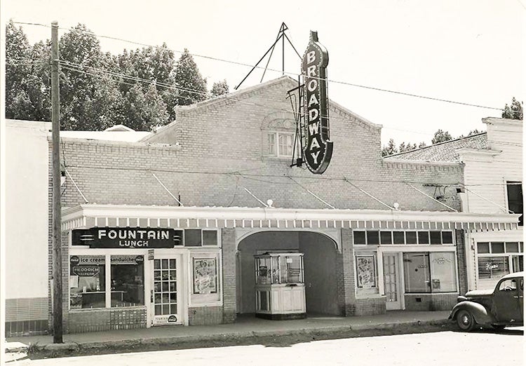 Broadway Theater in Malin, southeast of Klamath Falls