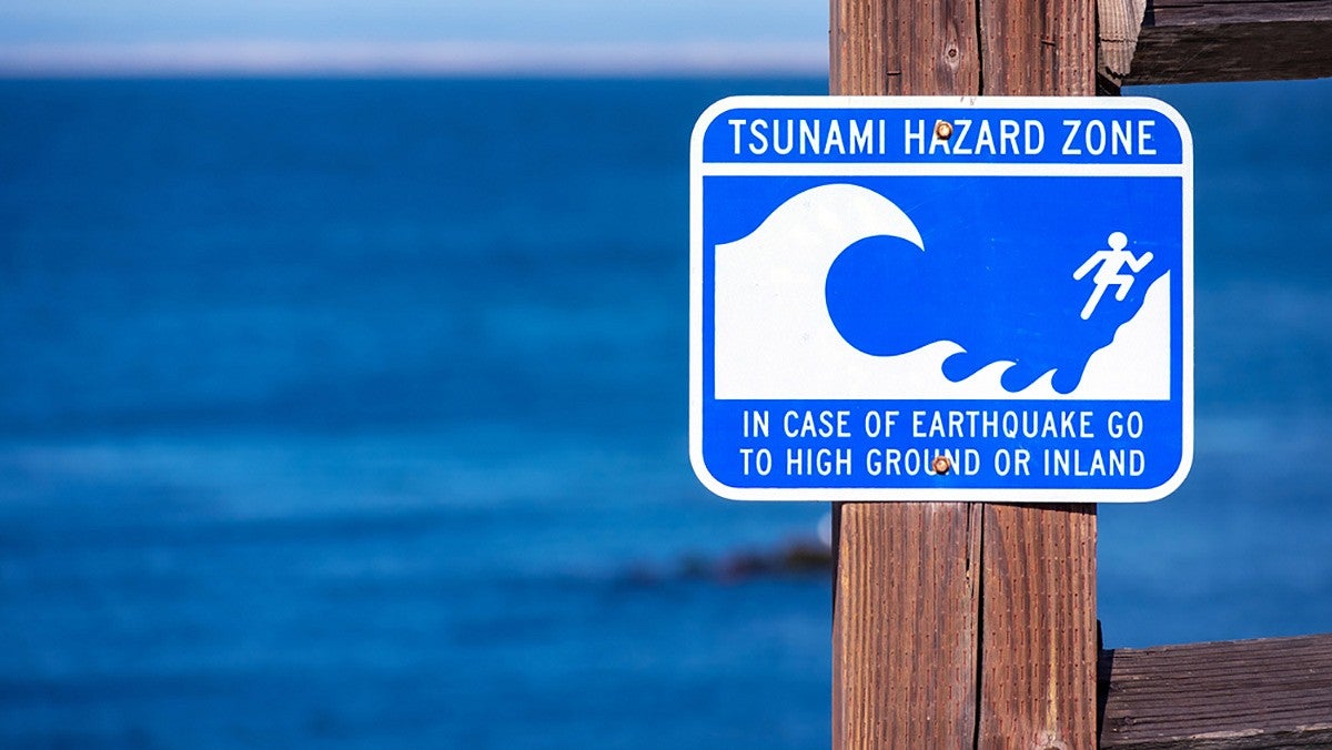 Tsunami sign