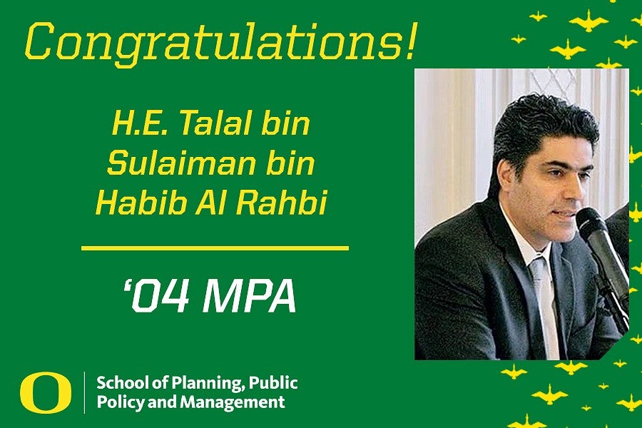 Congratulations to HE Talal. 