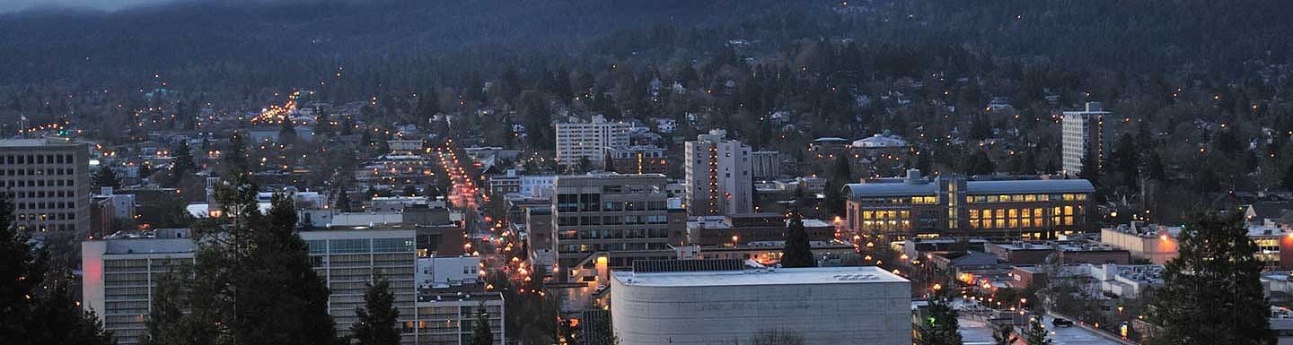 Sunrise over Eugene