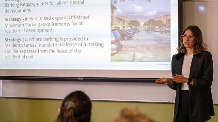 News header for external article titled: "Learning by Helping Oregonians"