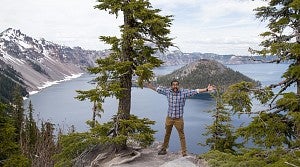 Agraj Dangal at Crater Lake