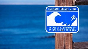 Tsunami sign