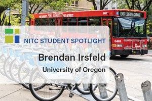NITC Student Spotlight for Brendan Irsfeld, UO student.