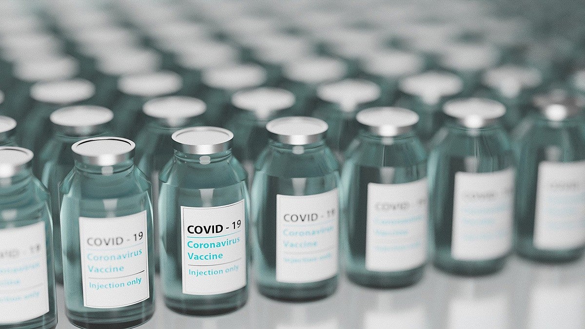 Photo of vials of covid-19 vaccines