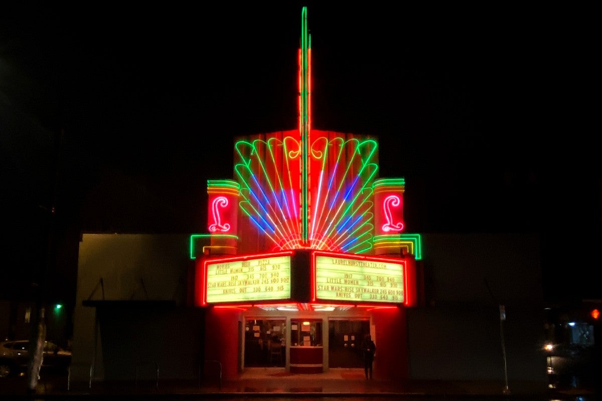 Exterior photo of Laurelhurst Theater