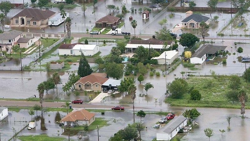 FEMA aerial image of flood, courtesy Wikimedia Commons