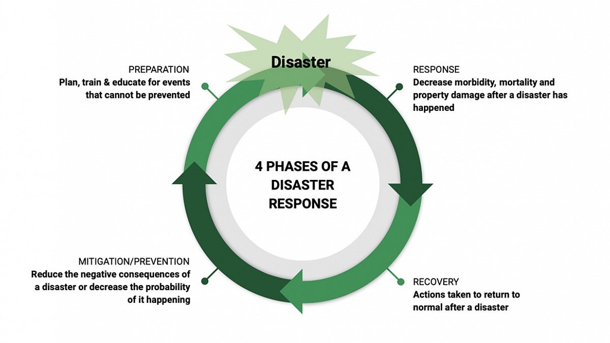Graphic of disaster preparedness